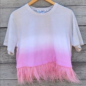Opening ceremony feather T-shirt